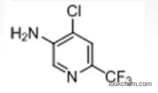 Molecular Structure of 1196153-86-2 (4-Chloro-6-(trifluoromethyl)pyridin-3-amine)